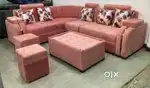 Upto 50% off buy new sofa 8500, L type sofa 13990/-