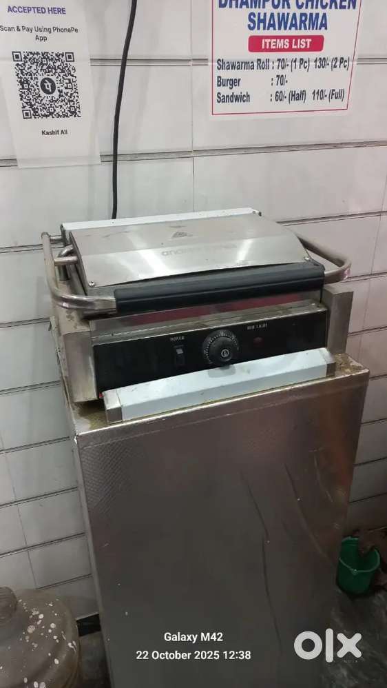 Used commercial restaurant equipments