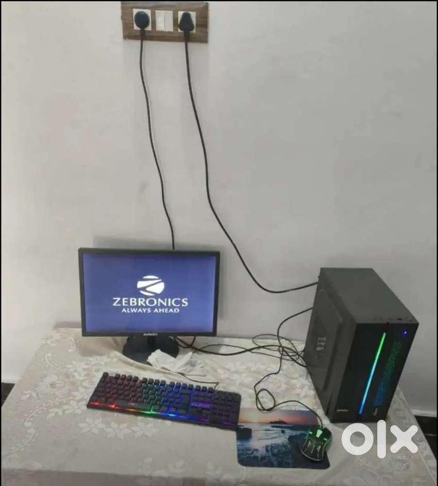 Intel core i5  COMPUTER SETUP GAMING KEYBOARD GAMING MOUSE