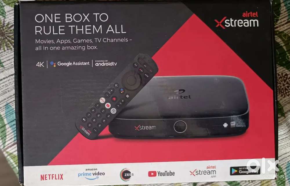 Airtel Xtream  Set  Top Box ( Upgrade From HD to  Smart Set Top Box)