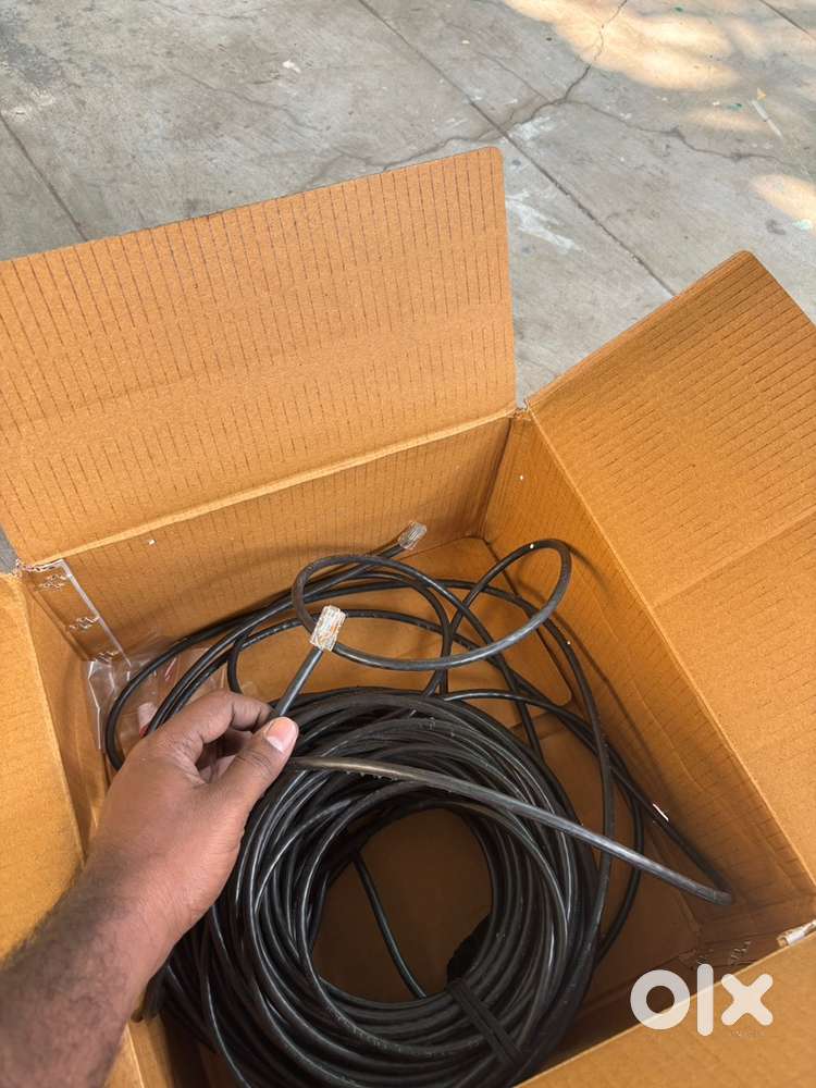 Lan cable and external wifi adaptor for sale