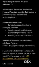 ️Personal PA