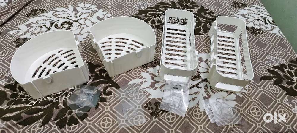 Pack Of 4 ABS Plastic Multiperurpose Home Kitchen Bathroom