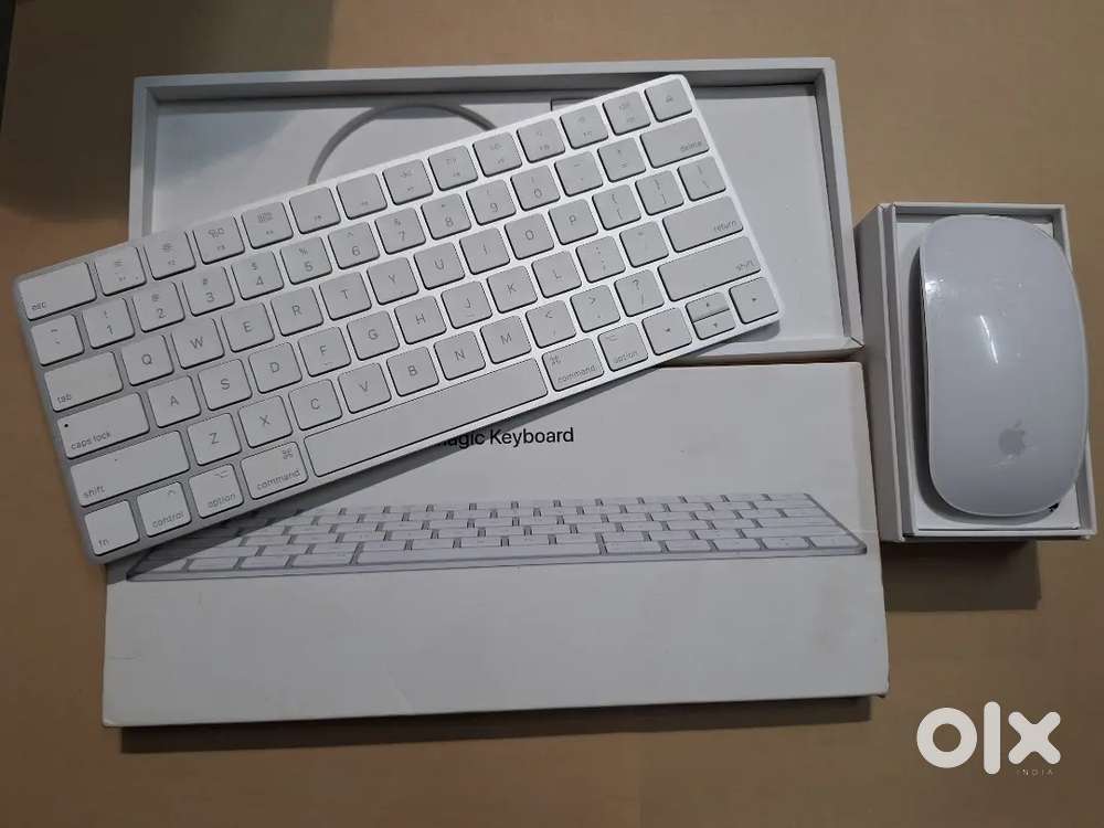 Apple  original magic keyboard and mouse