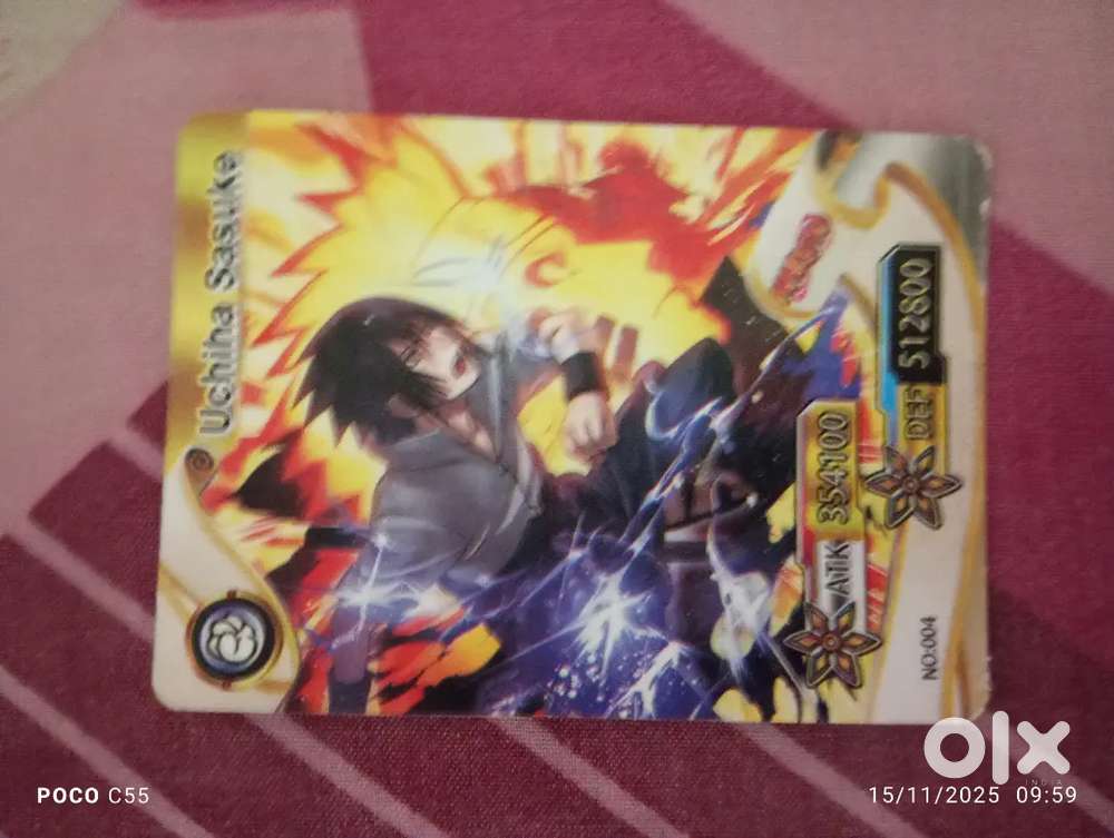 Uchiha Sasuke ultra rare card only 1000
