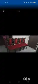 4 wooden chair for sail