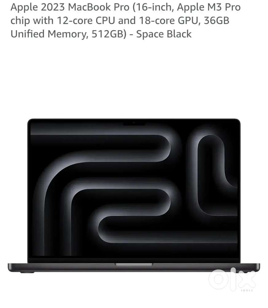 MACBOOK PRO M3 PRO CHIP 16 INCH A2991 36GB RAM 512GB SSD