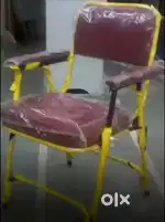Hotel Visitor Dining Folding Chair with Armrest