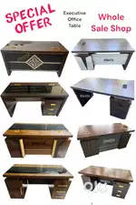Sairam Furniture new executive office table with attached drawers sale