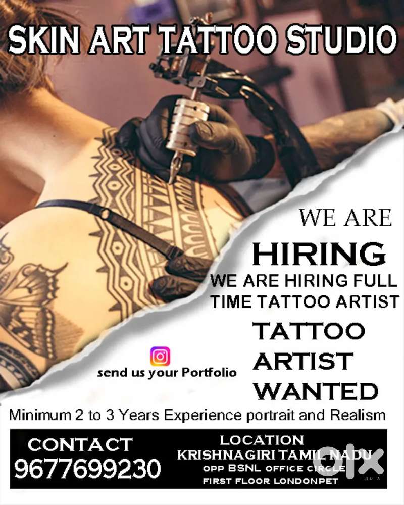 Tattoo artist wanted