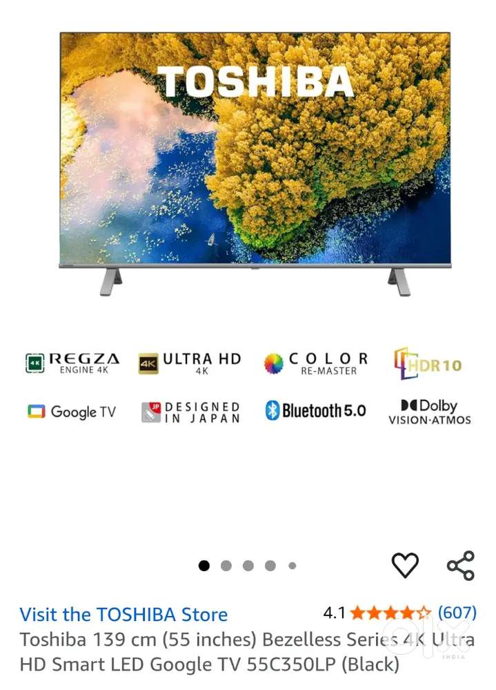 Toshiba 55 inch LED Smart TV