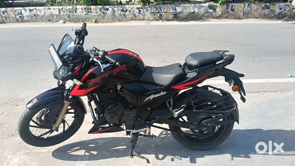 TVS Apache 200cc 1st owner 2018 model 43428 km driven Good condition