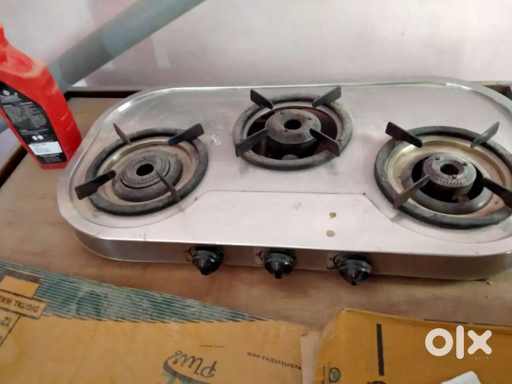 Sunflame steel 3 burner working