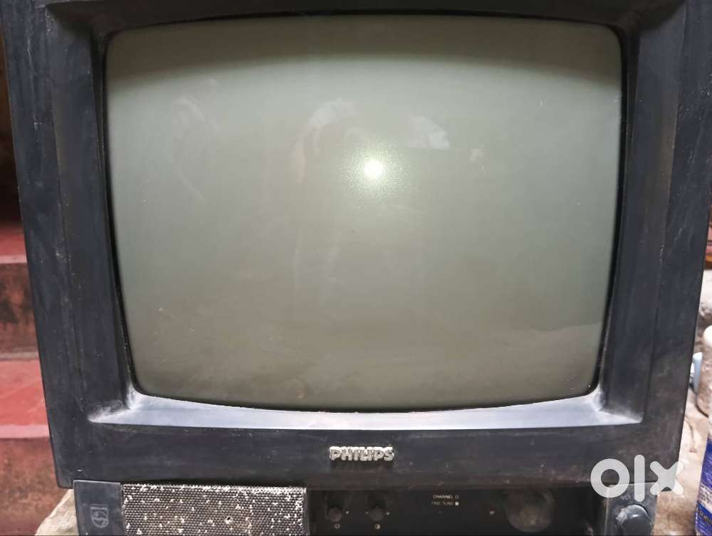 Philips company black and white Tv in running condition