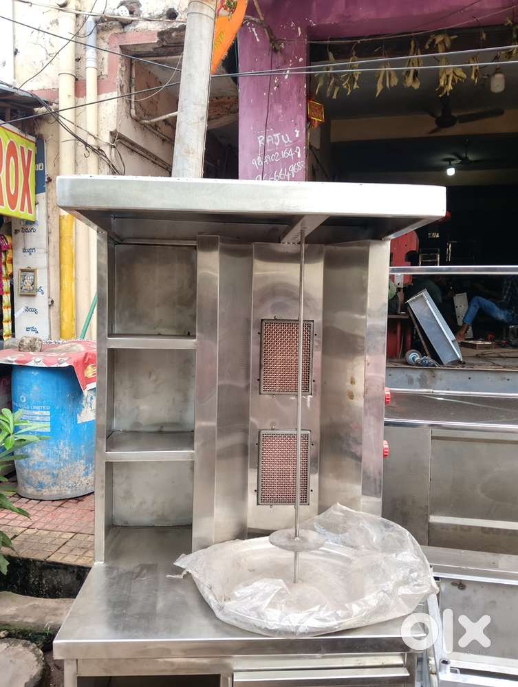 Brand new shawarma stall double burner