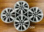 15 inch polo vento ameo rapid silver alloys Set of 4