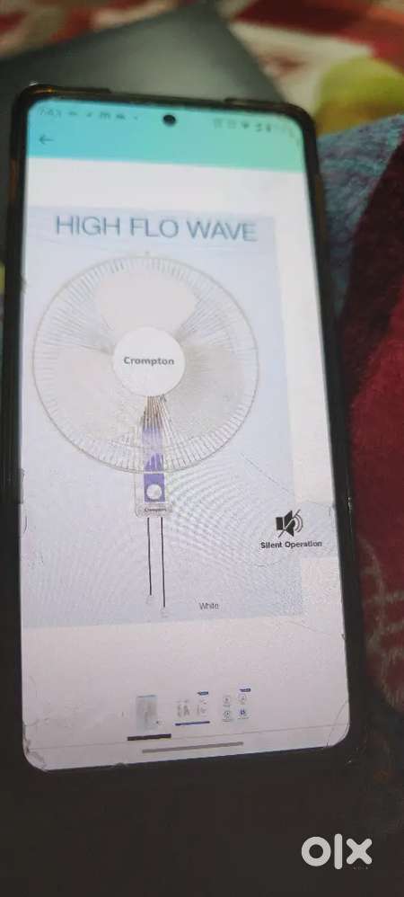Crompton High Flo Wall fan