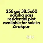 256 gaj naksha pass residential plot available for sale in Zirakpur