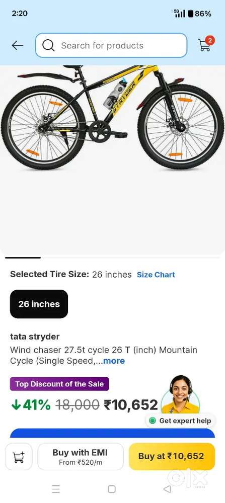Tata styder wind chaser 26t