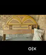 Wooden bed frame