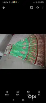 Green lehanga