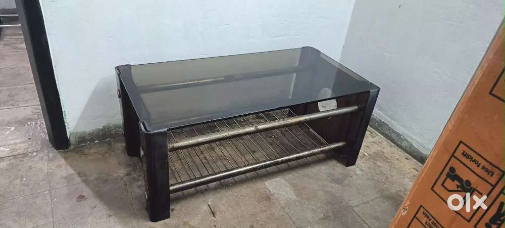 Centre Table with Glass Top