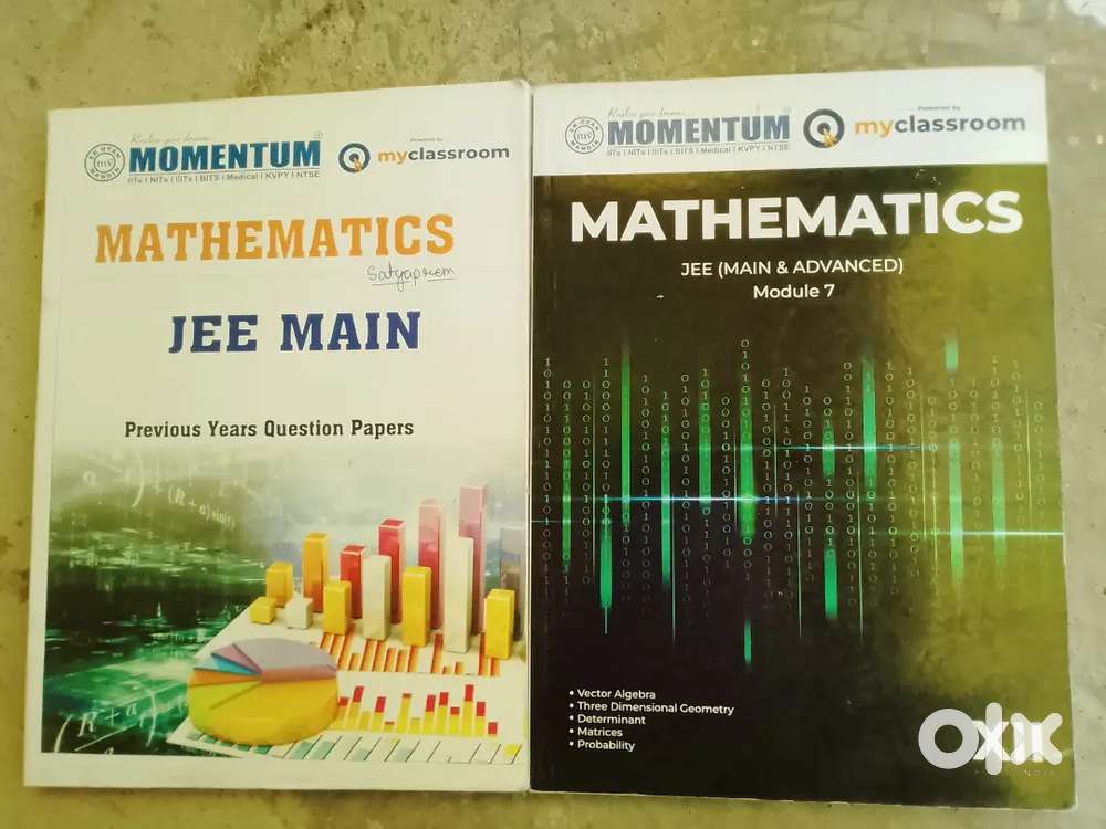 Physics, Chemistry, Maths JEE special institution books