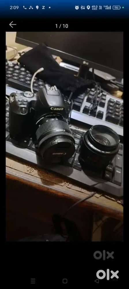 Conon 200d with two lence 50MM & 18-55MM DSLR CAMERA