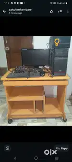 Individual home used  Computer with accesories  and Table .