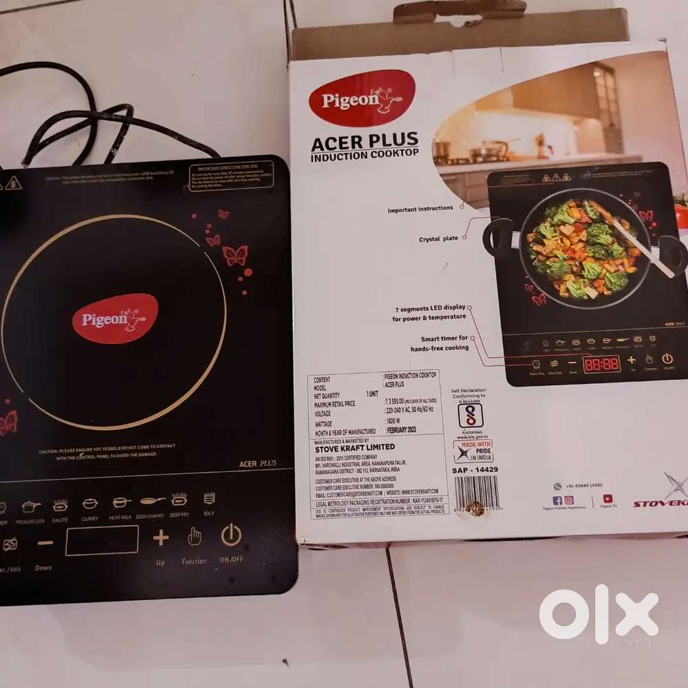 Pigeon acer plus induction cooktop