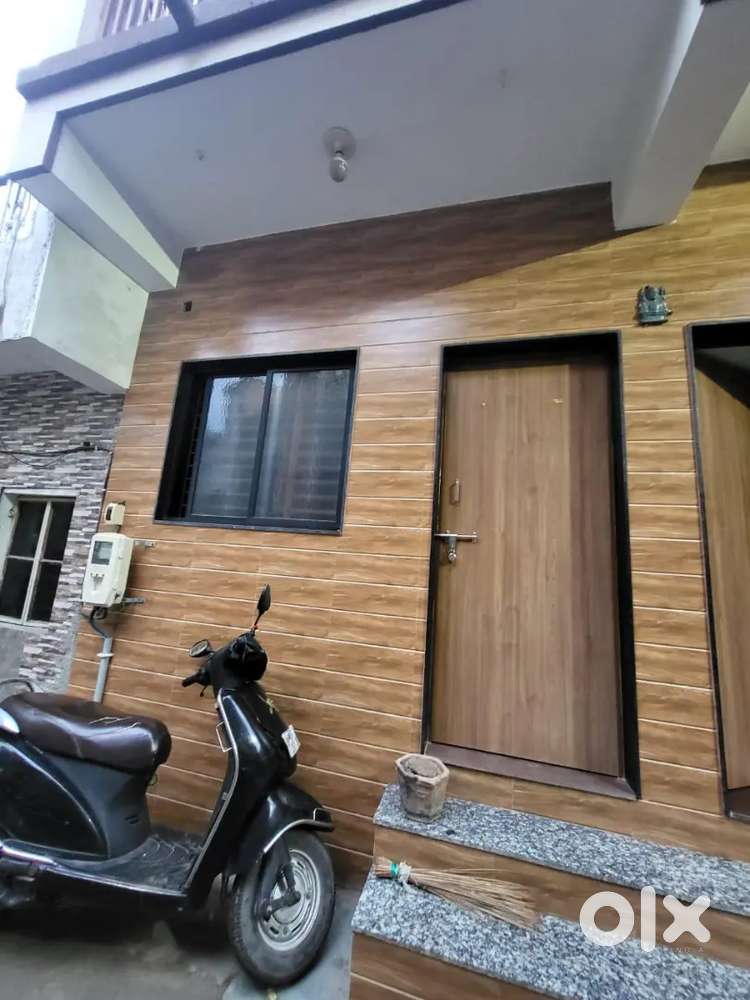 A room and a kitchen