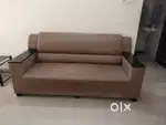2 Yrs Old Brown Classic Sofa ( 3 & 2 seater )