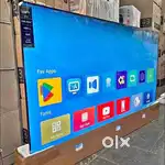 43 inch smart android frameless led tv with new seal oack