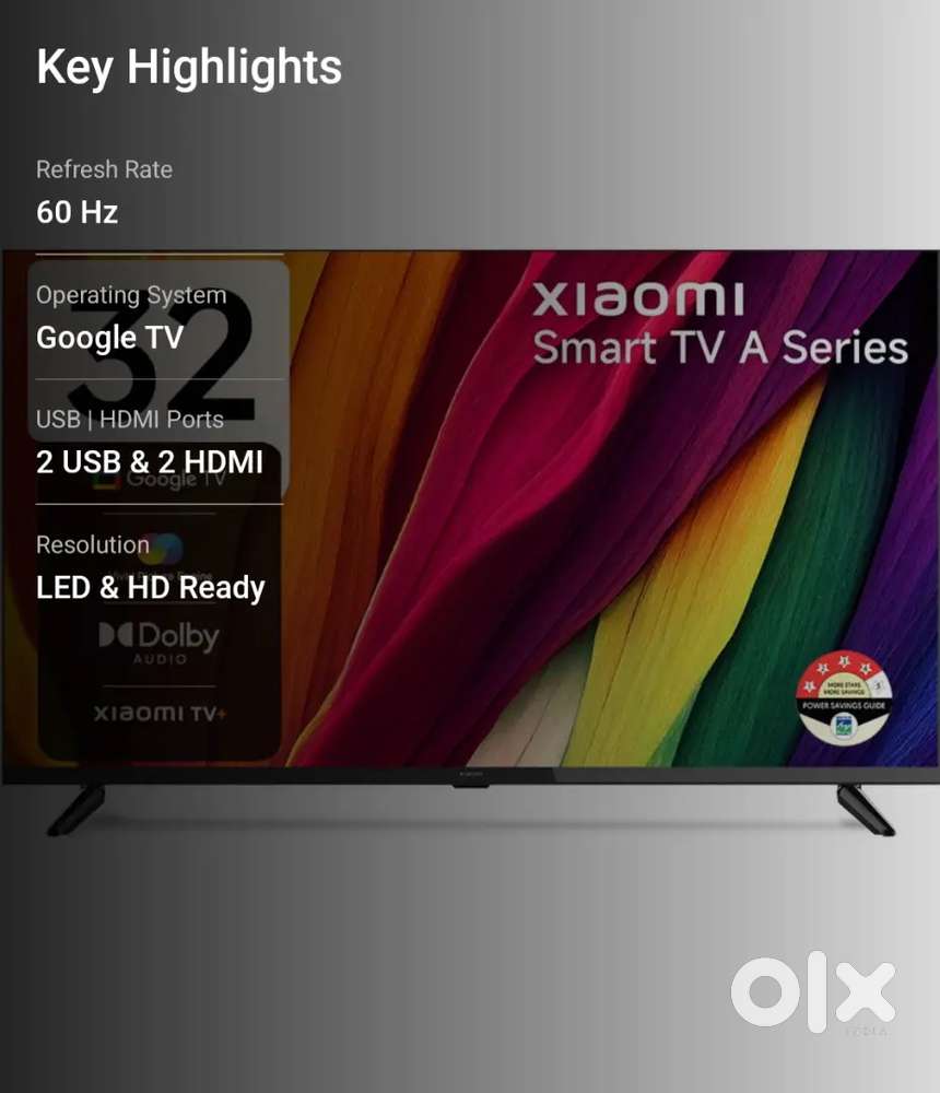 URGENT SALE!! XIAOMI by Mi A Series 80 cm (32 inch) HD GOOGLE TV