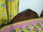Bed .Size- 4 /6' bed with full storage.Sirish wood.With mattress.