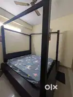 King size wooden bed for sale