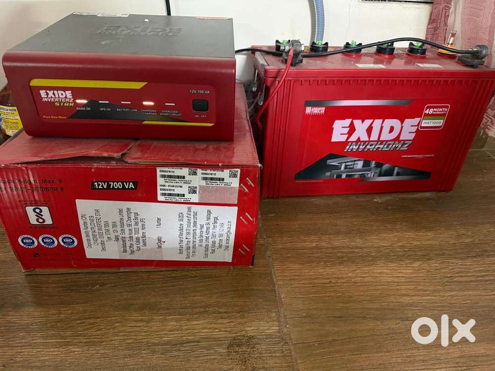 Exide inverter and battery combo for sale