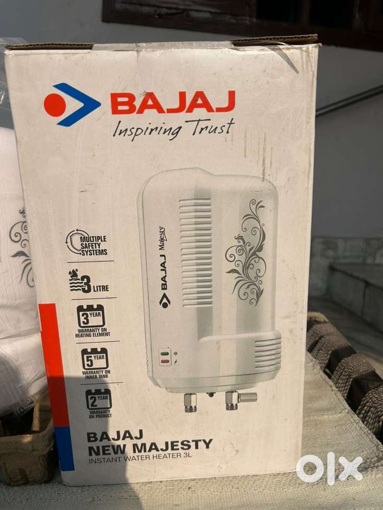 Bajaj new majesty instant water heater 3L