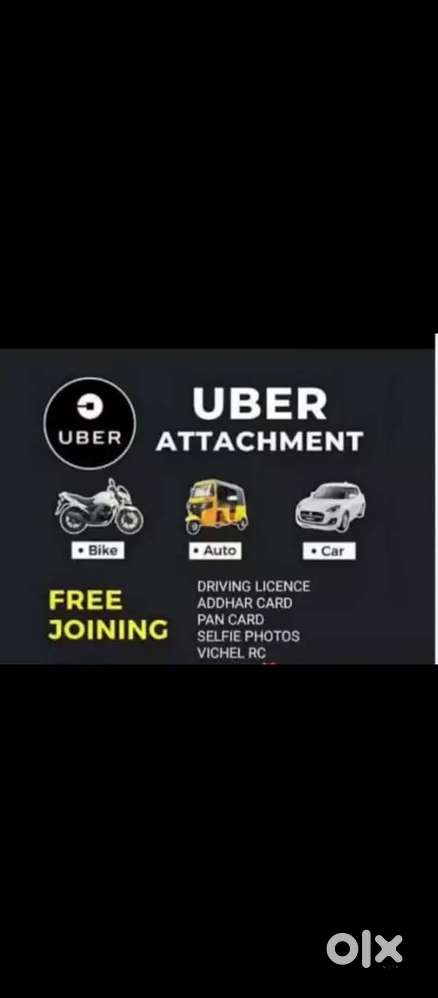 Uber ola rapido free attachment 

*Car
*Auto
*Bike