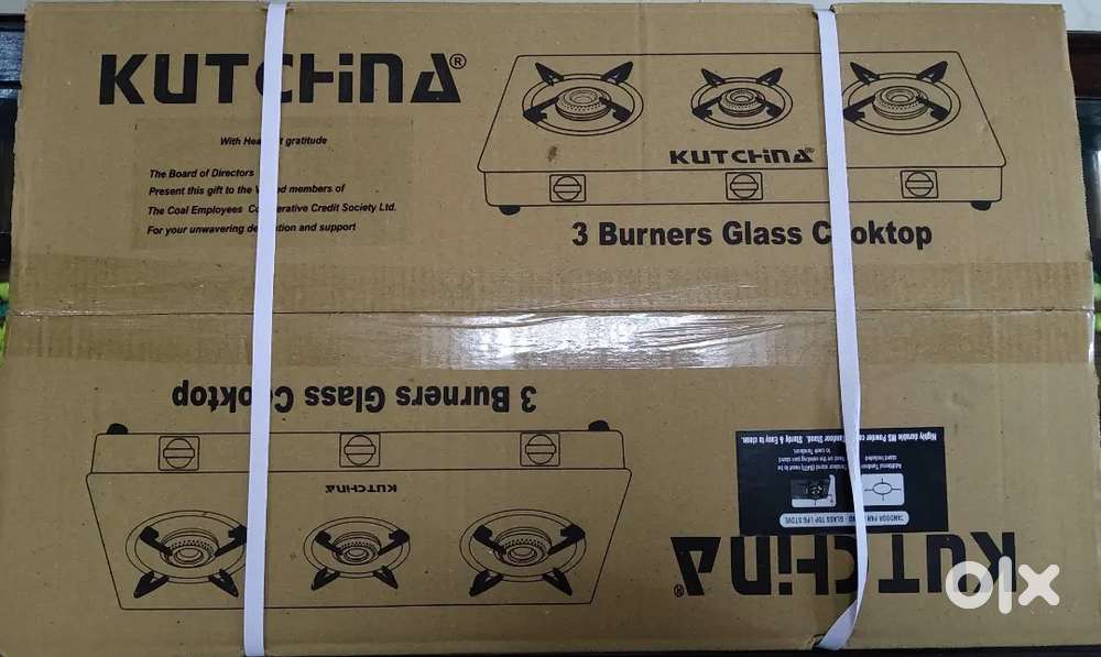 3 BURNER KUTCHINA GLASS COOKTOP