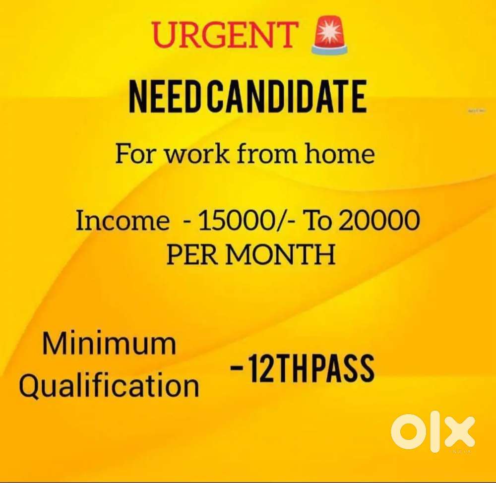 Work From Home Job  Part-Time & Full-Time Available