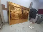 Full glass with playwood