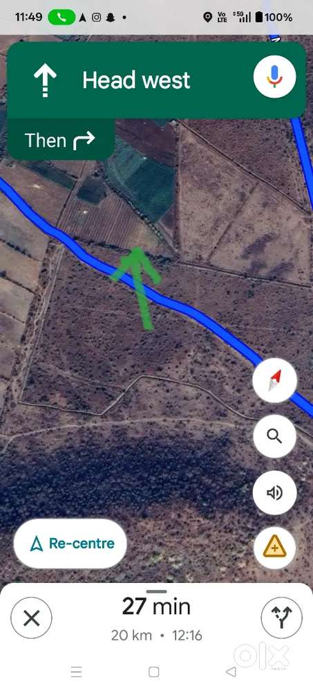 Khet 2 Accre for sale in Mardi to karla road