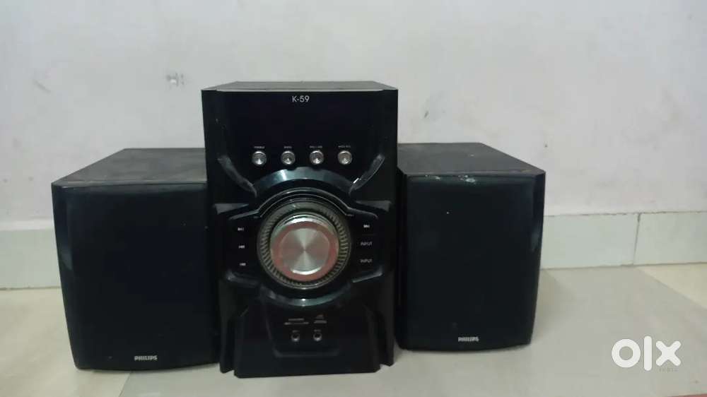 K-59 HOME THEATER & PHILIPS SPEAKER.