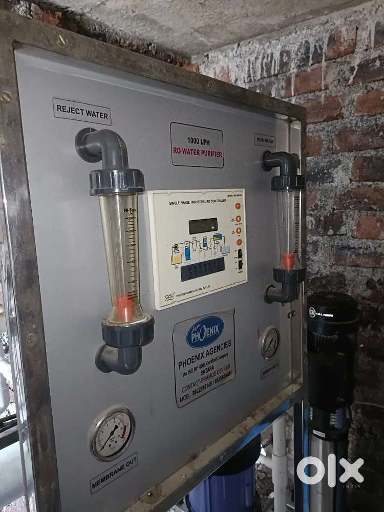 Water filter 1000liter per hour only 6 months used with Automatic