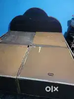 Box bed  and sofa