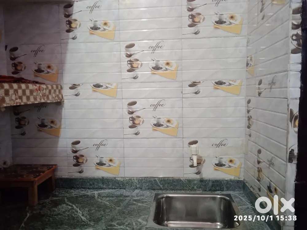 Room and kitchen
