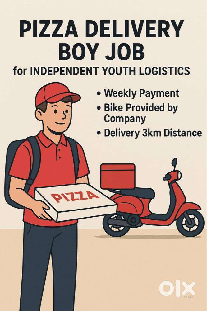 Amritsar Pizza Delivery Boy Job Biker Required