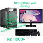 COMPUTER DESKTOP NEW SYSTEM 1YEAR WARRANTY