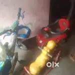 Kid's leader Tyre Cycle.Rider RedcollerCar.Rider Rocker lightingwells